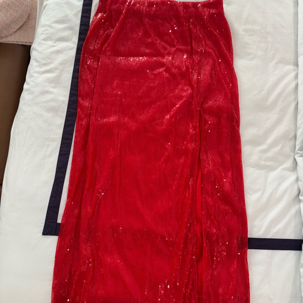 Sequin Midi Skirt